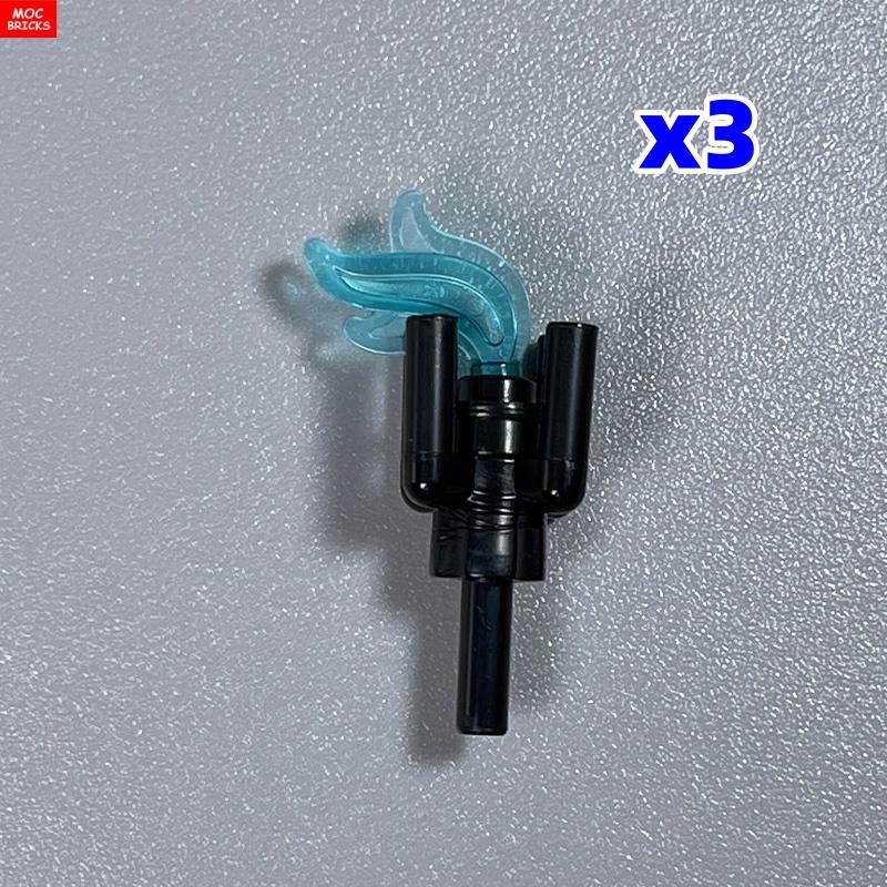 

MOC Bricks Trans Flame Fire Torch 2566 64647 4cm Figure Constructing Blocks DO-IT-YOURSELF Playthings For Children Dolls Gifts