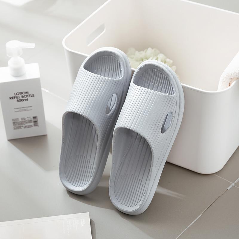 Slippers women's summer home bathroom bath couple thick bottom home men's sandals summer wear