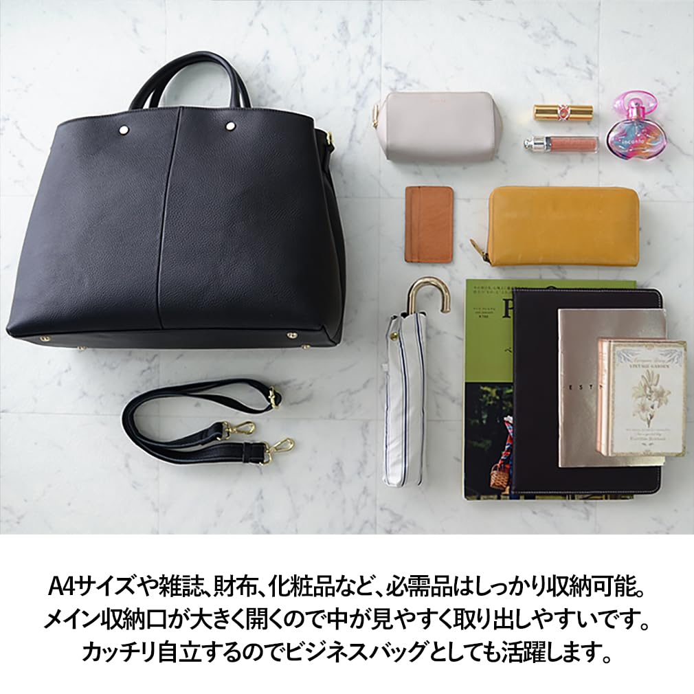 VITAFELICE Echte Rindsleder 2-Wege 3-Fächer-Tragetasche für Damen, vin3b-18r025n (Aschgrau)