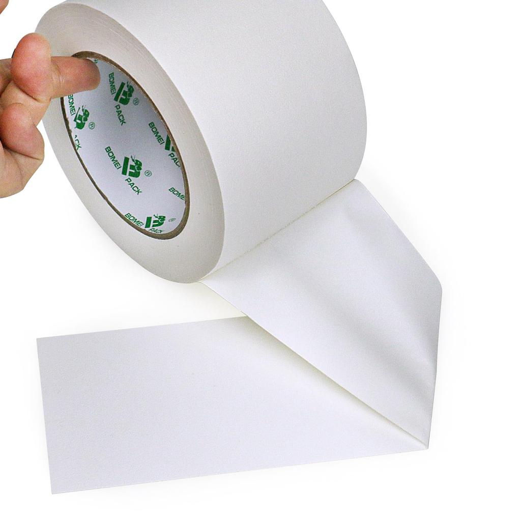 BOMEI PACK Cloth Tape, White Gaffer Tape, 3.0 inches (75 mm) x 98.5 ft