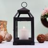 Glass Iron Lantern with One Pillar Candle Lantern for Home Decoration|Candle Holders for Home Decor Pack of 1