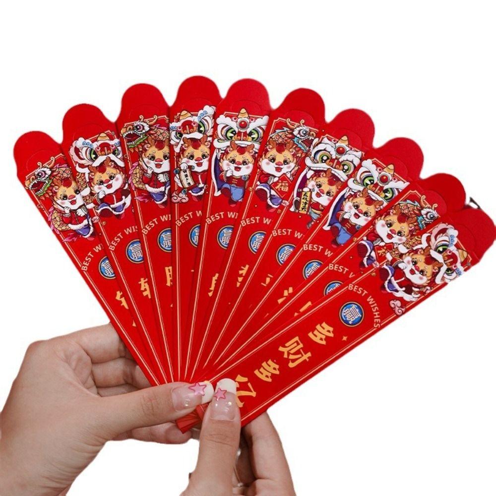 

Dragon Year Draw Lots Red Envelope Dragon Patterns Surprise Red Pockets Party Game