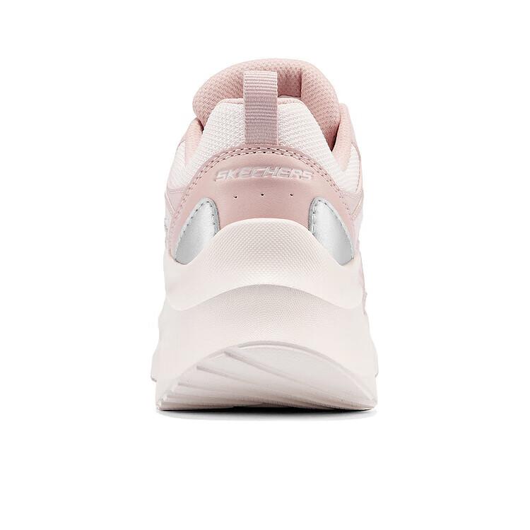 Skechers Casual Comfortable Fashion Breathable Height Increasing Lifestyle Shoes Women Sneaker Pink 117523-PNK