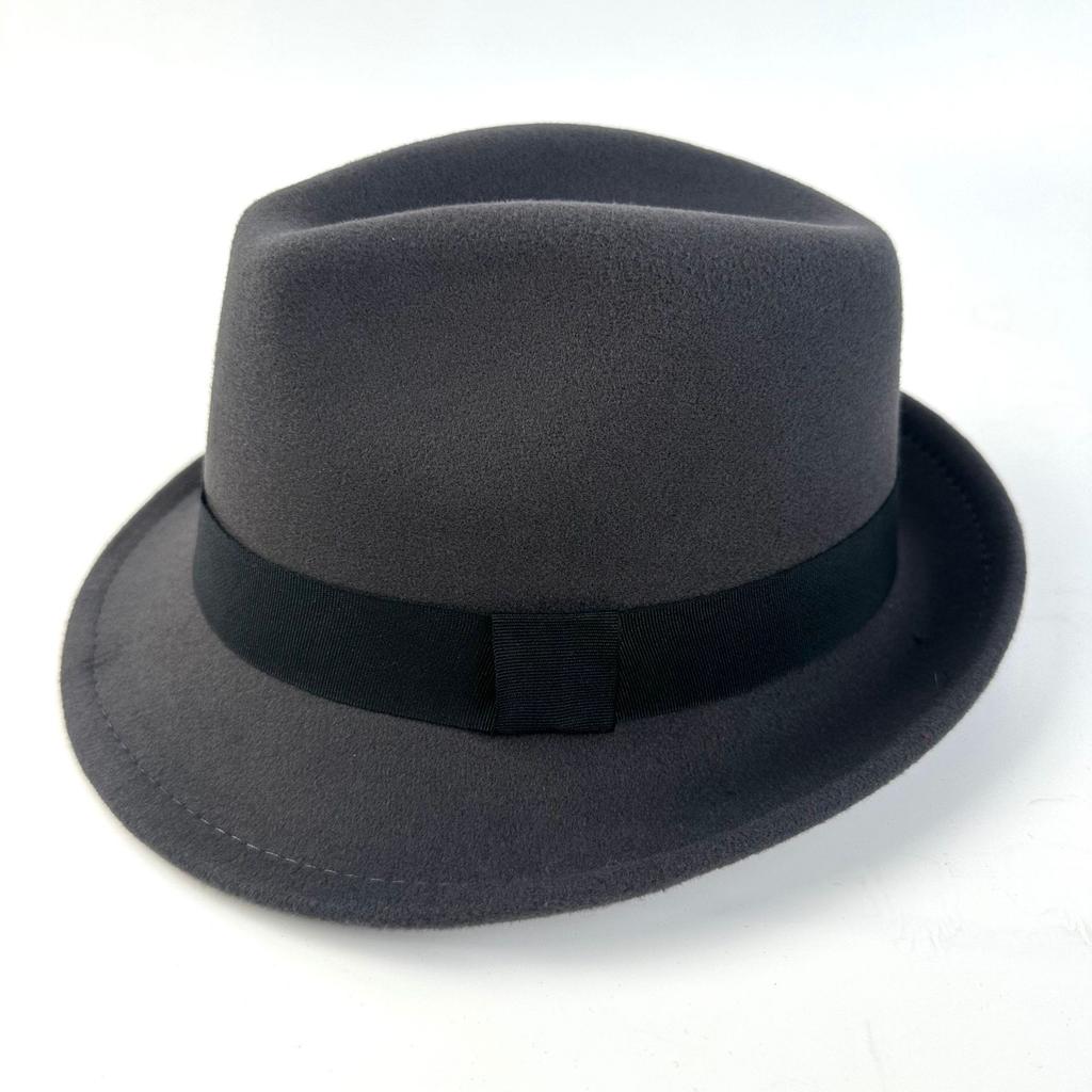 Hat New Flanged Top Hat Black Classic British Jazz Hat Ladies Wool Top Hat Felt Hat