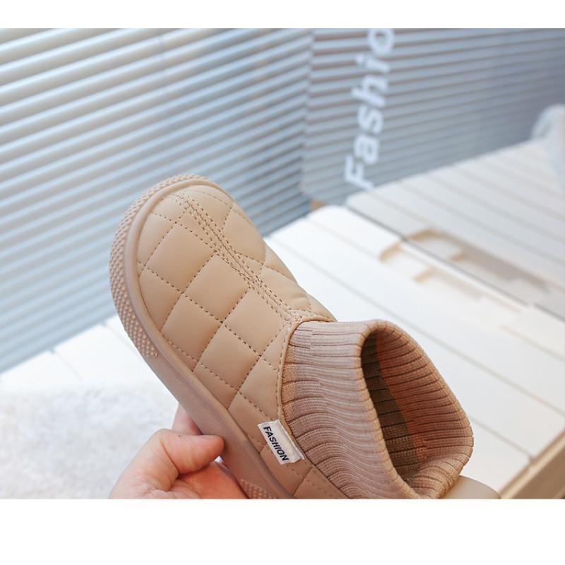 New Snow Boots Women's Winter Thick-soled Velvet Thermal Cotton Shoes Elastic Short Socks Boots Knitted Waterproof Boots