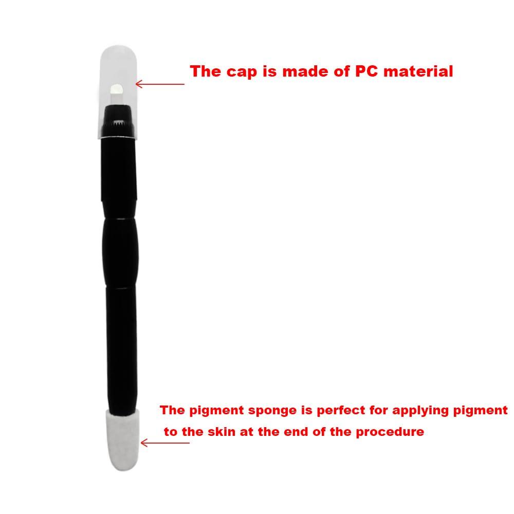 Very Sharp Disposable Microblading Pens 18U With Pigment Brush Microblading Pen Disposable 10 pcs/pack