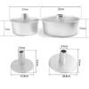 Aluminum Zinc Zinc Alloy with Removable Bottom Round Baking Tray Bakeware Cake Mold Cake Pan Baking Mould