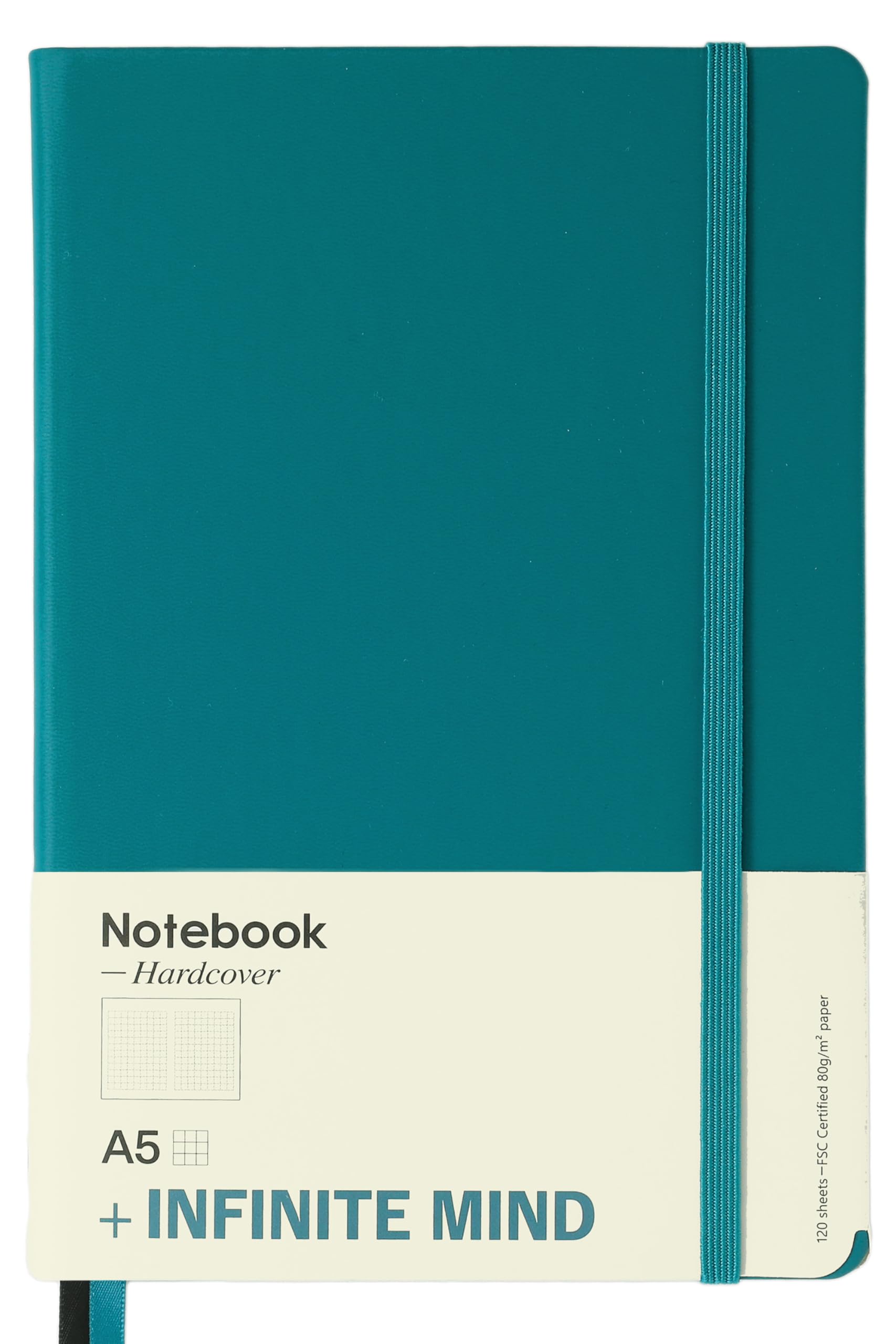 

INFINITE MIND Hardcover A5 PU Leather Inspire Your Improve Your Mind Through Stylish School Stationery PU 5mm Notebook, Imagination, Writing, Journal,