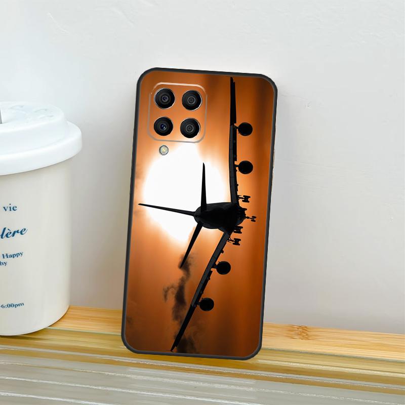 Airplane Plane Aircraft Case For Samsung Galaxy M52 M32 M12 M16 M14 M54 M13 M33 M53 M56 M36 M31 M11 M35 M55 M15 M06