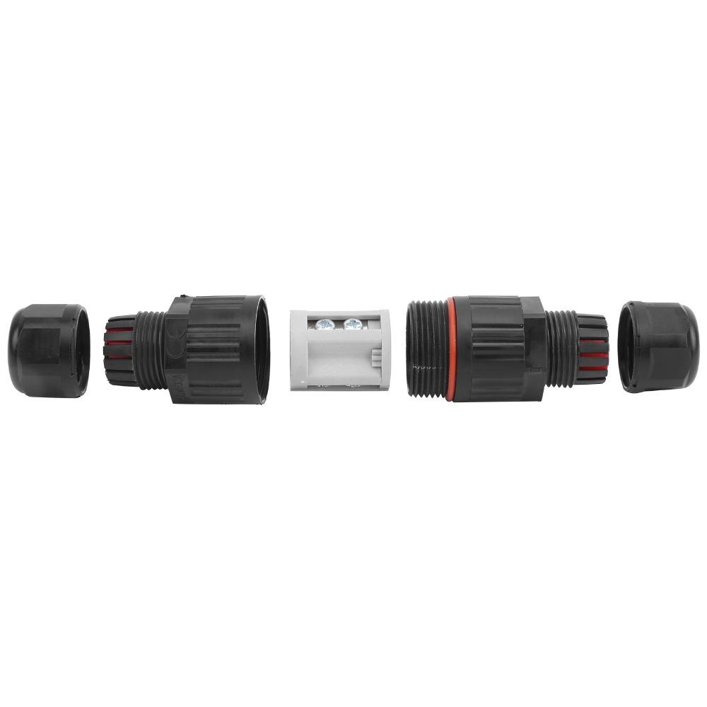 4PCS Durable 3Pin Electrical Connector 1 in 1 Out Waterproof Cable Protector Terminal block Communication Lighting