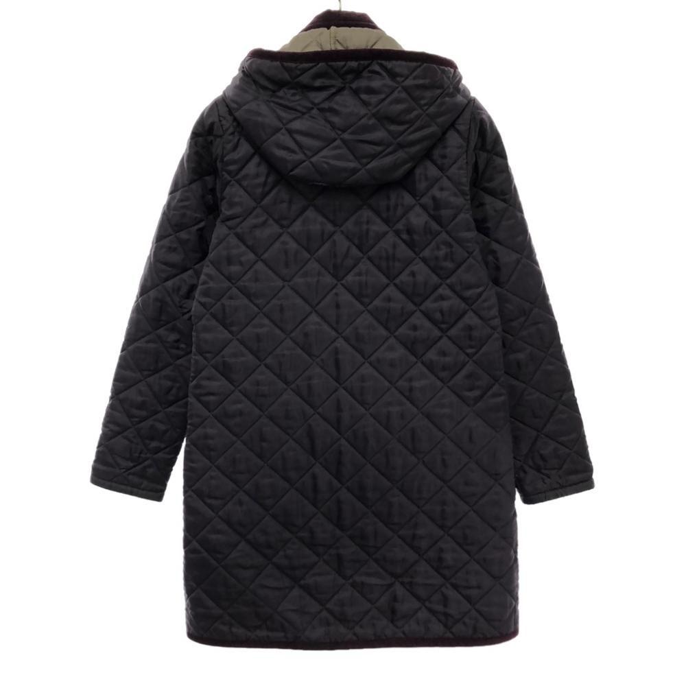 LAVENHAM Hergestellt in England Mit Kapuze Gesteppter Mantel 36 Lila Damen Gebraucht