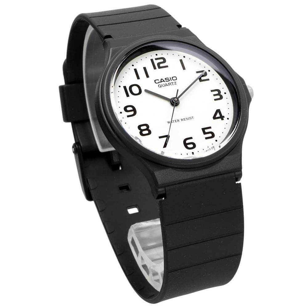 Casio Analogové hodinky CASIO Chipkashi Levné Casio MQ-24-7B2L uretanový pásek Unisex bílý zámořský model