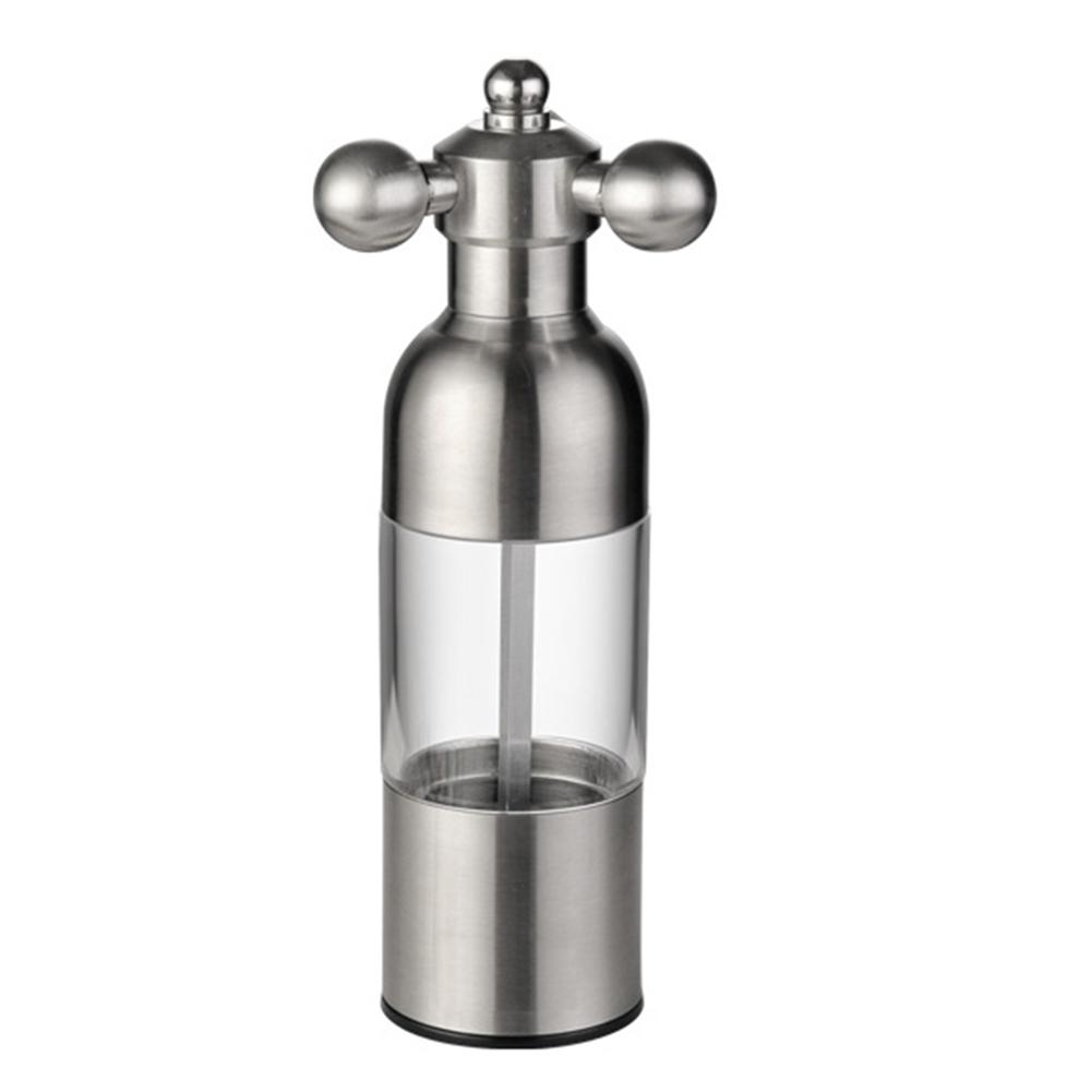 Salt Pepper Mill 304 Stainless Steel Sesame Spice Grinder Adjustable Coarseness Spice Seasoning Bottle Home Kitchen Tools