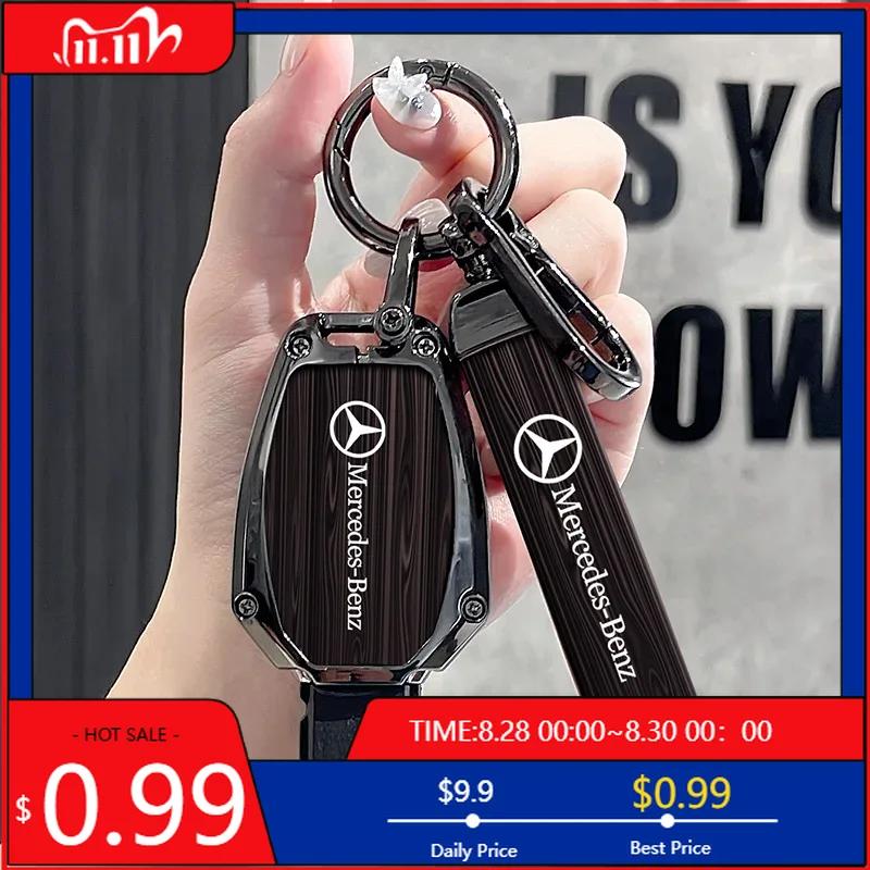 GLC GLB Car Key Case Cover Key Bag Accessories For Mercedes Benz A B C S Class AMG GLA CLA GLC W176 W221 W204 W205 Shell Fob Ke