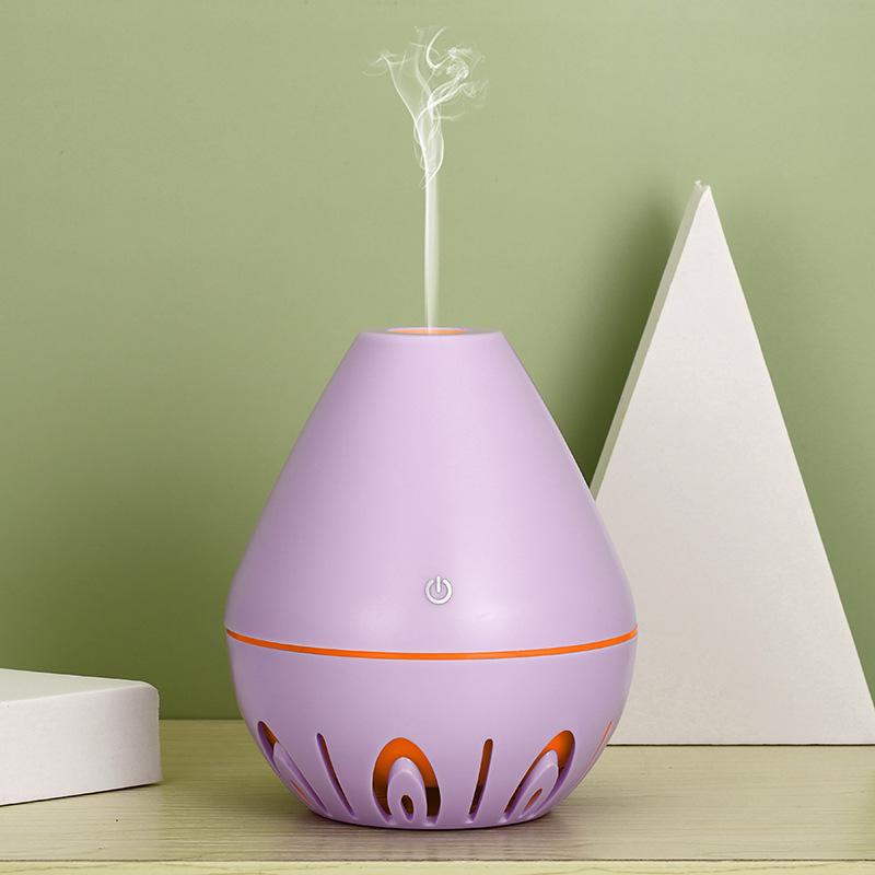 Creative USB Fog & Wood Grain Aromatherapy Humidifier with Custom Logo Option