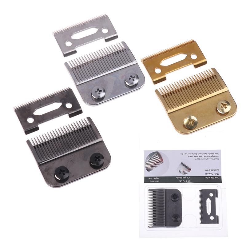 Professional Replacement 2-Hole Clipper Blade Compatible With Cordless Magic Clip 808 Hair Clippers