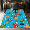 Mario Printed Carpet Rug for Office Chair Living Room Bedroom Kitchen Room Decor Gifts