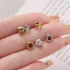 5Pcs/Pack Stainless Steel Spacer Beads Large Hole Tube Round Bead for Charm Bracelet Necklace DIY Jewelry Making Accessories