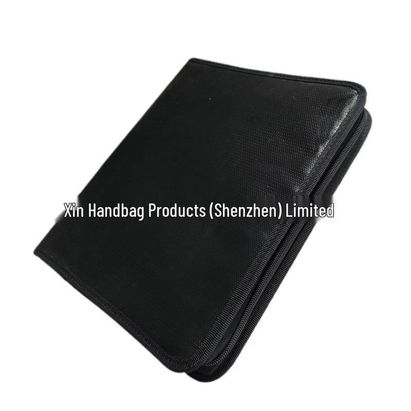 2025 Fireproof Zippered Coin Collection Album - High Temperature Resistant Flame Retardant Storage Bag