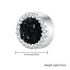 Fashion Shiny Zircon Magnetic Small Ear Clip for Men Women, Non Piercing Clip On Earrings, High Quality Hypoallergenic Jewelry