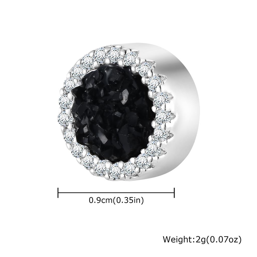 Fashion Shiny Zircon Magnetic Small Ear Clip for Men Women, Non Piercing Clip On Earrings, High Quality Hypoallergenic Jewelry