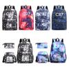Fashionable Cr7c Teenager Backpack Set With Pen Bag Wholesale