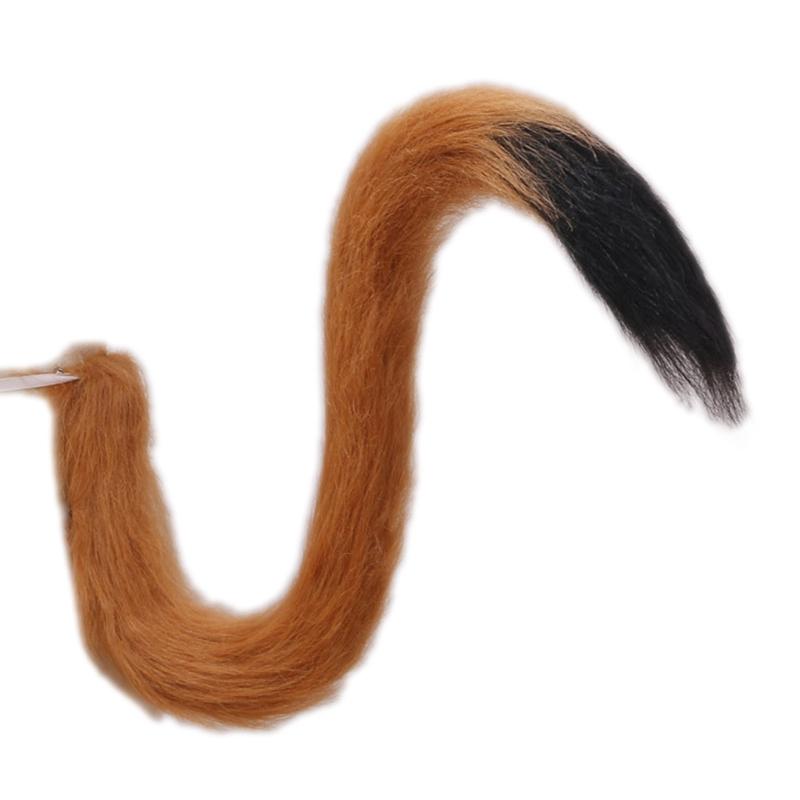 

Adults Kids Cosplay Anime Fluffy Plush Long Cat Tail Fancy Dress Accessories Halloween Party Costume Prop