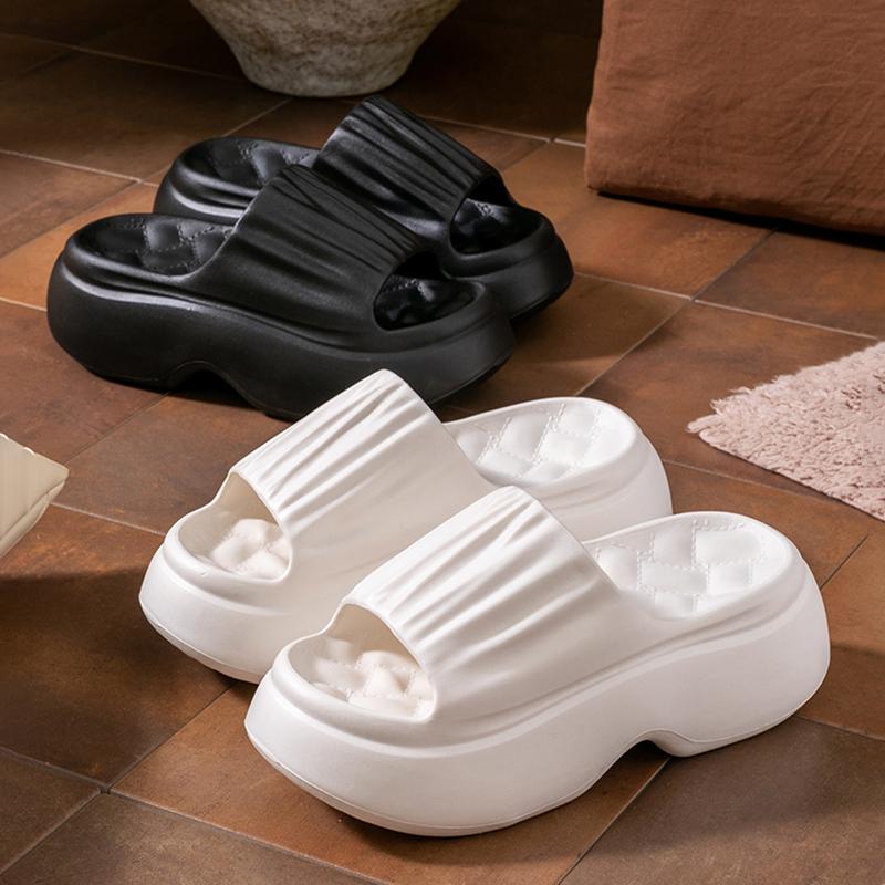 Chunky Platform Wedges Slippers Women  Summer Indoor Outdoor Thick Bottom Sandals Woman Slides Light Non Slip Beach Shoes