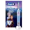 Brosse À Dents Électrique Oral-B Pro Kids 1 Manche La Reine Des Neiges, 1 Brossette , 3 Ans et Plus