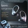 R200tws Sport Bluetooth 5.3 Ohrbügel-Headset mit schweißresistentem Design & LED-Anzeige.