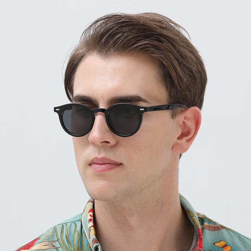 New Fashion Sunglasses Round Frame Men Women Sun Glasses Brand Designer Colorful Eyewear Vintage Male Female Uv400