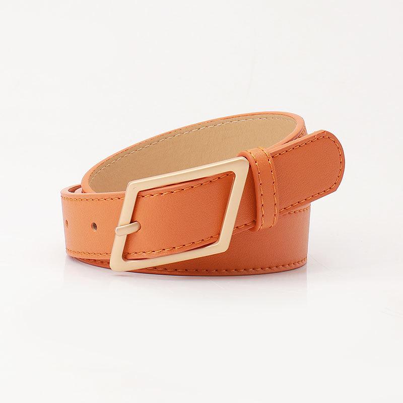 Belt Women'S Personality Alloy Pin Buckle Women'S Belt Simple Premium Belt