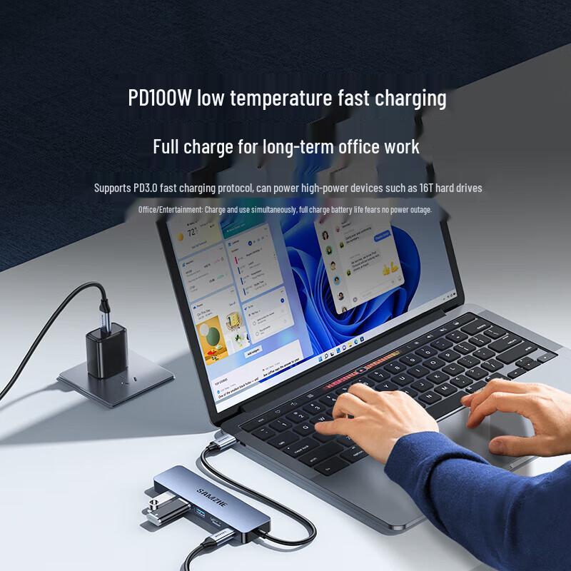 Shan Ze Type-C USB 3.0 Gigabit Ethernet HDMI 4K Dock