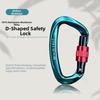 7Colors D Shape Key Hooks 59*99mm Aluminum Climbing Buckle New Outdoor Ascend Tool