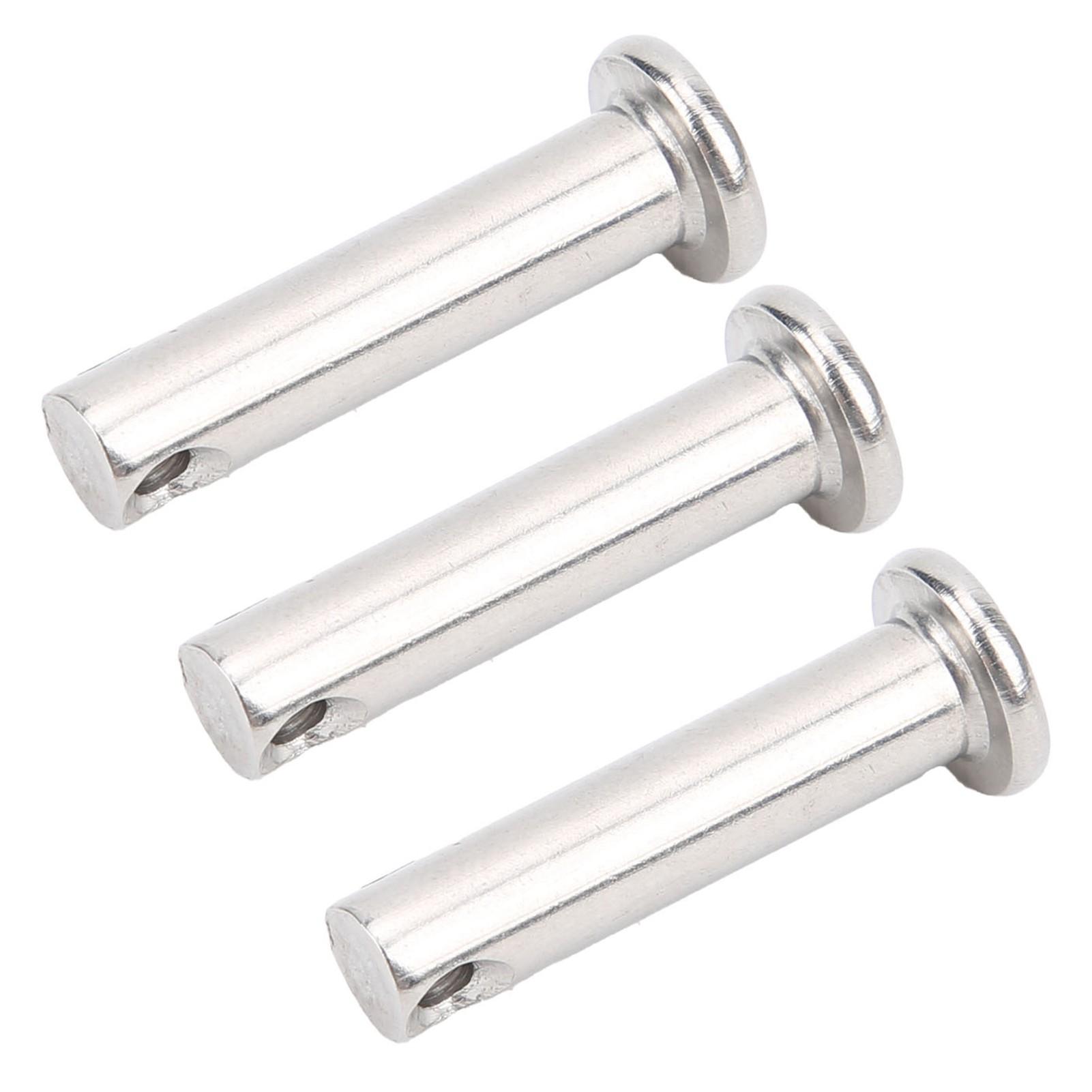 

50 шт. круглых штифтов с плоской головкой из нержавеющей стали 304 для линейного перемещения деталей M6x25 мм