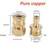 M22 High Pressure Washer Adapter Heavy Duty Construction Water Outlet Set Fits Water Pumps for Patio Driveway Garden Cleaning