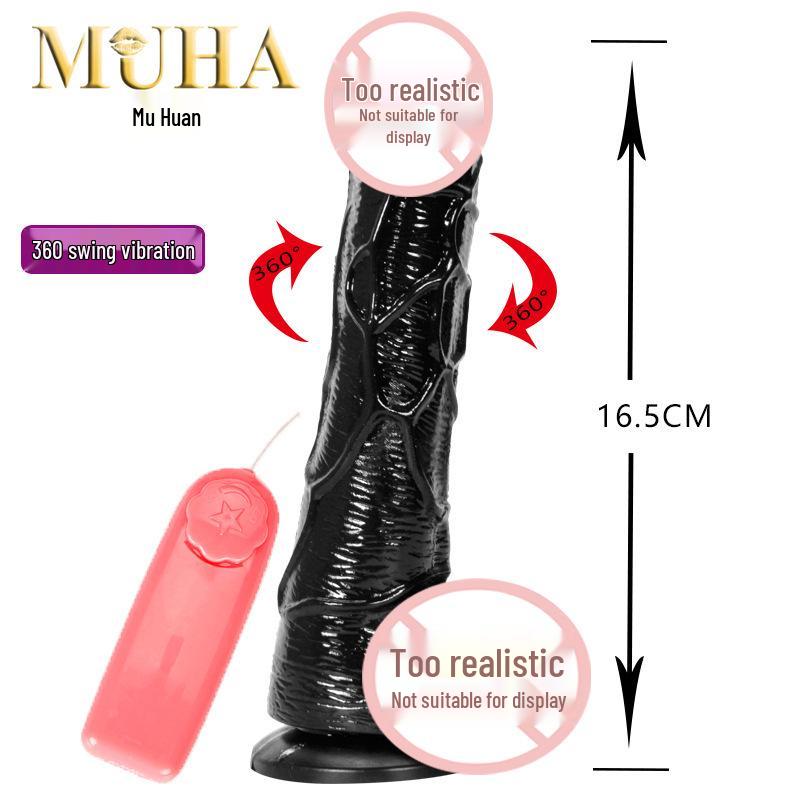 Black Electric Wiggling Vibrator for Women
