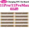 10 ks Originální FPC konektor nabíjecího doku pro iPhone 13 11 16 Pro Max 14 15 Plus 12 Mini XS Max na základní desce USB port pro nabíjení