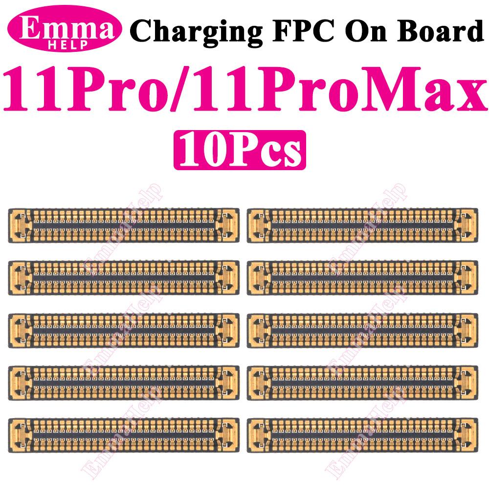 10 ks Originální FPC konektor nabíjecího doku pro iPhone 13 11 16 Pro Max 14 15 Plus 12 Mini XS Max na základní desce USB port pro nabíjení