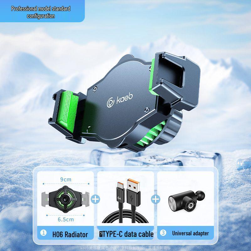 Silent Cooling Phone Stand: Desktop & Floor-Standing, Perfect for Live Streaming