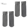 2 Pairs Women Winter Socks Mid-tube Solid Color High Elasticity Keep Warm Lightweight Comfort Warmth Daily Socks Sport Socks