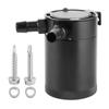 2‑Port Oil Catch Can 300ml Aluminum Alloy Baffled Reservoir Tank Universal Accessory