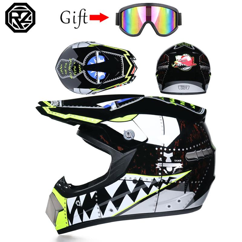 Children And Adolescents Professional Full Coverage Motorcycle Off-Road Race Helmet Bike Am Dh Helmet Capacity Motocross Casso