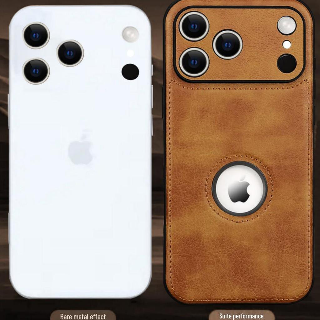 High-grade Leather Phone Case for Apple 17 Pro Max/16 Pro/15 - Trendy & Protective Design
