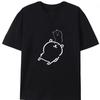 2026 Autumn Short Sleeve TShirts Fashion Cute Cartoon Print Round Neck Breathable for Oversized Casual Loose Unisex Top