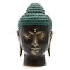 Buddha Head Large Antique Brass