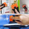 Car Paint Scraper with Plastic Replacement Blades Sticker Glue Removal Scraper Tool Set for for Removing Labels Stickers Decal
