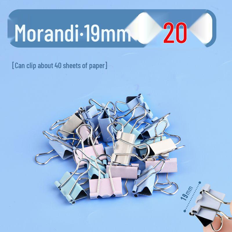 Morandi Long Tail Strong Bulldog Clips for File Storage