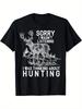 Funny Hunting T-Shirt - Deer Shirt Gift T-Shirt Summer Comfortable Casual Short