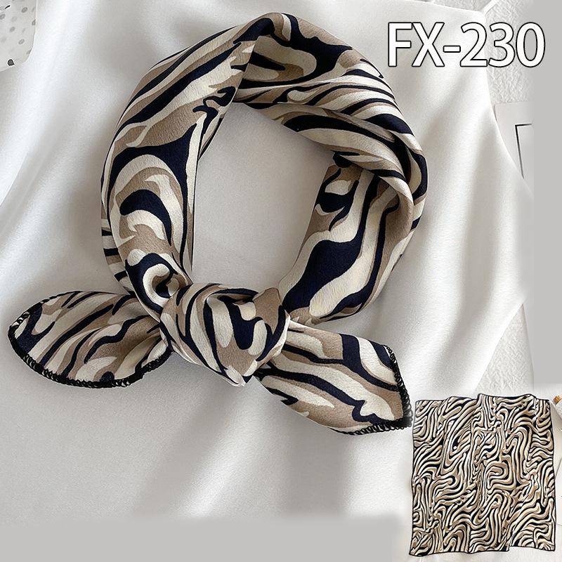 50 * 50cm Spring And Autumn Silk Scarves Versatile Decoration Professional Small Square Scarves Neck Protection Binding Bag